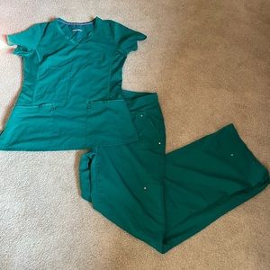 Purple Label Yoga Scrubs by Healing Hands